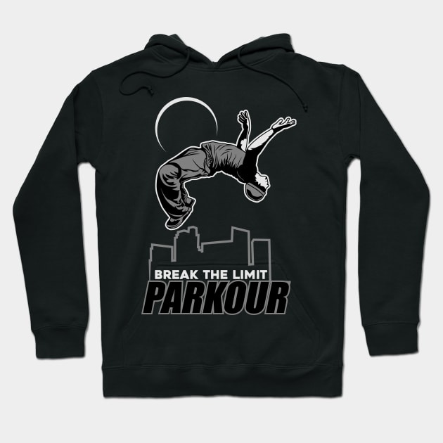 PARKOUR BREAK THE LIMIT Hoodie by beanbeardy